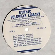 LP - Folkways - Jamaican Cult Music - + booklet