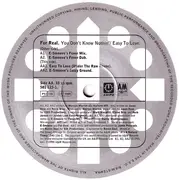 12inch Vinyl Single - For Real - You Don't Know Nothin' / Easy To Love (E-Smoove / Jamie Principle & Raven Soul Mixes)