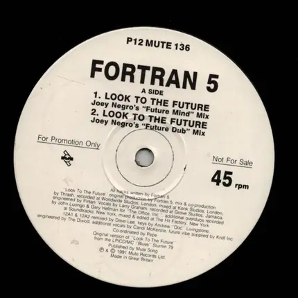 Fortran 5 - Look To The Future,Bass Degree Zero