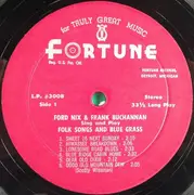 LP - Ford Nix , Frank Buchanan - Sing And Play Folk Songs And Bluegrass