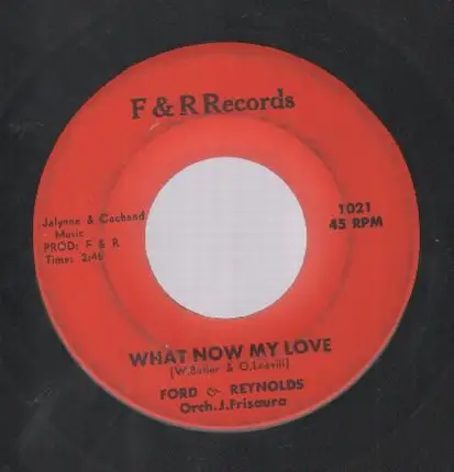 Ford & Reynolds - Going Out Of My Head / What Now My Love