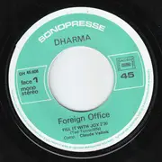 7inch Vinyl Single - Foreign Office - Fill It With Joy