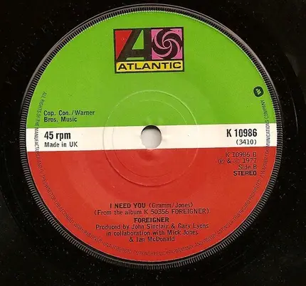 Foreigner - Cold As Ice