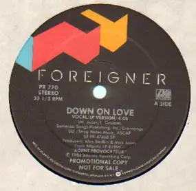 Foreigner - Down On Love