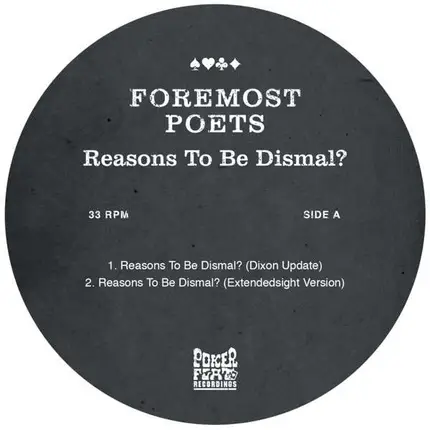 Foremost Poets - Reasons To Be Dismal?