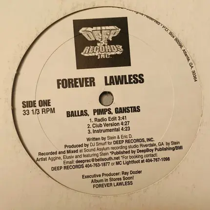Forever Lawless - Ballas, Pimps, Gangstas/Ride It