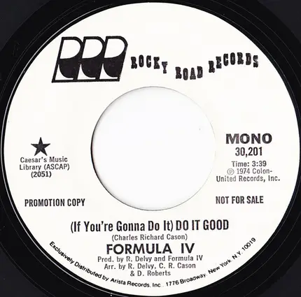 Formula V - (If You're Gonna Do It) DO IT GOOD