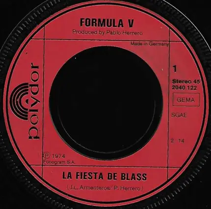 Formula V - La Fiesta De Blas