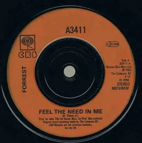 forrest - Feel The Need In Me