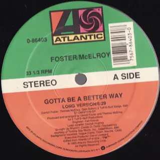 Foster McElroy - Gotta Be A Better Way