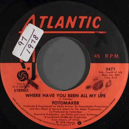 Fotomaker - Where Have You Been All My Life