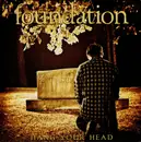 7inch Vinyl Single - Foundation - Hang Your Head - Orange/Coke Bottle Blue w/ White Vinyl