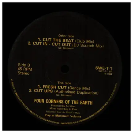 Four Corners Of The Earth - Cut The Beat