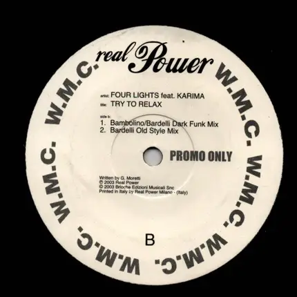 Four Lights Feat. Karima - Try To Relax