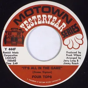 The Four Tops - It's All In The Game / Still Water (Love)