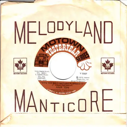 Four Tops - It's The Way Nature Planned It / I Can't Quit Your Love