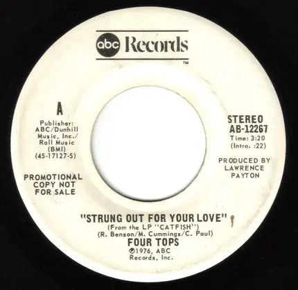 Four Tops - Strung Out For Your Love