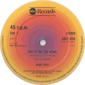 The Four Tops - Put It On The News