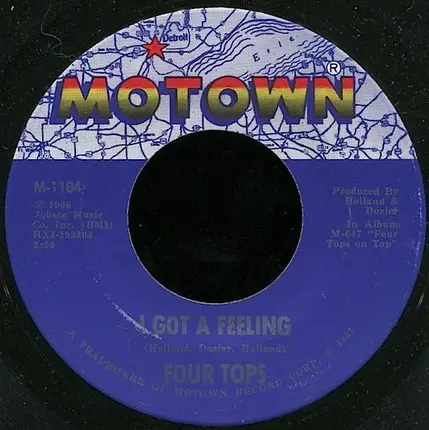 Four Tops - Bernadette / I Got a Feeling