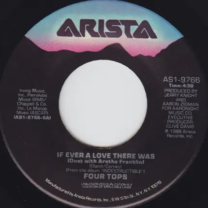 Four Tops - If Ever A Love There Was / Indestructible
