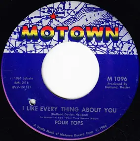 The Four Tops - Loving You Is Sweeter Than Ever / I Like Everything About You