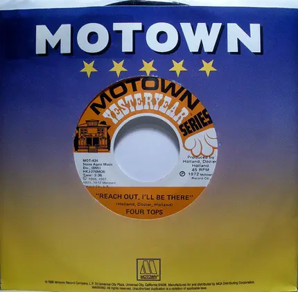 Four Tops - Standing In The Shadows Of Love / Reach Out, I'll Be There