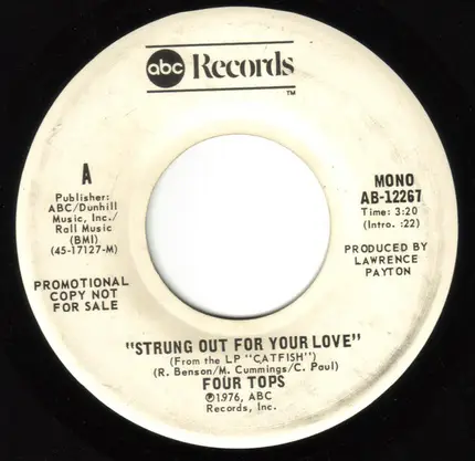 Four Tops - Strung Out For Your Love