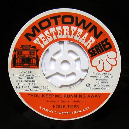 Four Tops - Walk Away Renee / You Keep Me Running Away