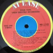 LP - Four Tops - Their Greatest Recordings