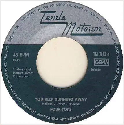 Four Tops - You Keep Running Away