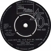 The Four Tops - Walk With Me, Talk With Me, Darling / L.A. (My Town)