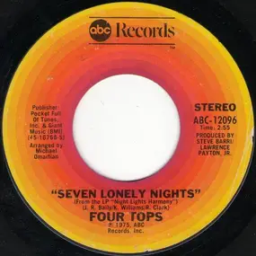 The Four Tops - Seven Lonely Nights / I Can't Hold On Much Longer