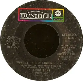 The Four Tops - Sweet Understanding Love / Main Street People