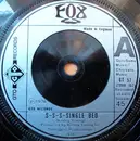 7inch Vinyl Single - Fox - S-S-S-Single Bed - Silver-blue injection labels, Solid Center