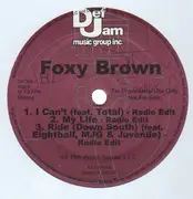 12inch Vinyl Single - Foxy Brown - I Can't (feat. Total) - Promo