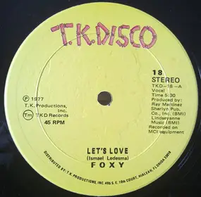 Foxy - Let's Love / People Fall In Love (While Dancing)