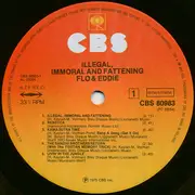 LP - Flo & Eddie - Illegal, Immoral And Fattening