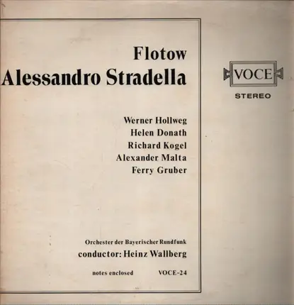 Flotow - Alessandro Stradella