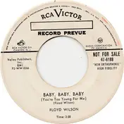 Floyd Wilson - Baby, Baby, Baby (You're Too Young For Me) / The Last One To Know
