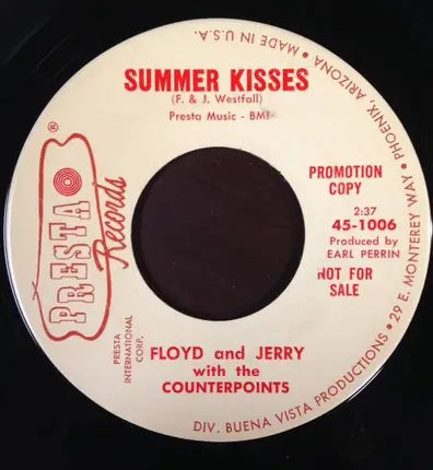 Floyd And Jerry With The Counterpoints - Summer Kisses