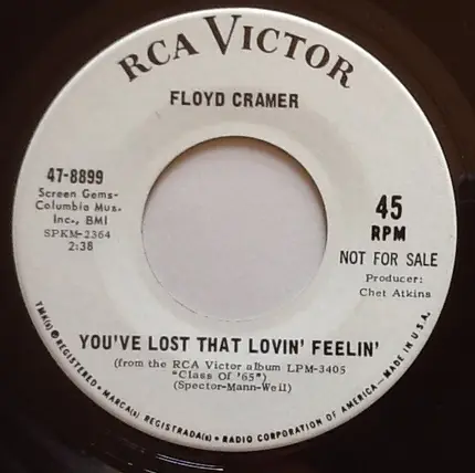 Floyd Cramer - Strangers In The Night / You've Lost That Lovin' Feelin