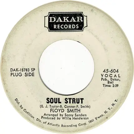 Floyd Smith - Soul Strut  / Getting Nowhere Fast