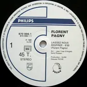 12inch Vinyl Single - Florent Pagny - Laissez-nous Respirer