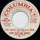 7inch Vinyl Single - Flatt & Scruggs & The Foggy Mountain Boys - The Great Historical Bum / All I Want Is You