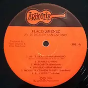 LP - Flaco Jimenez - Ay Te Dejo En San Antonio