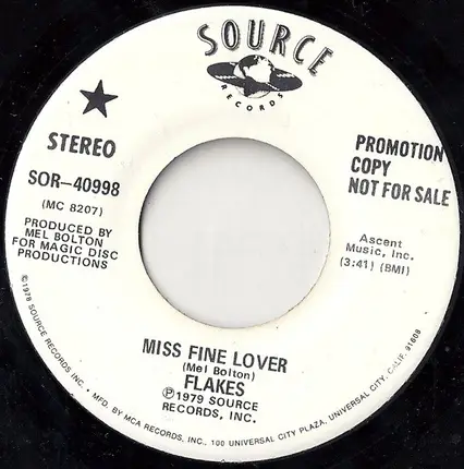 Flakes - Miss Fine Lover