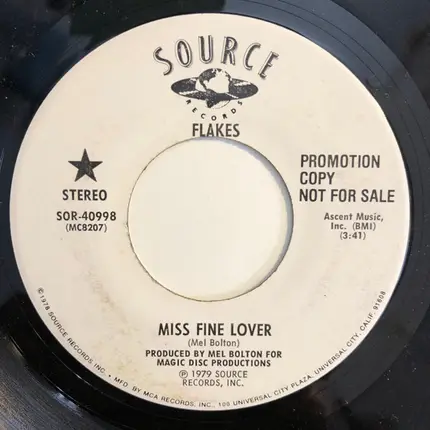 Flakes - Miss Fine Lover