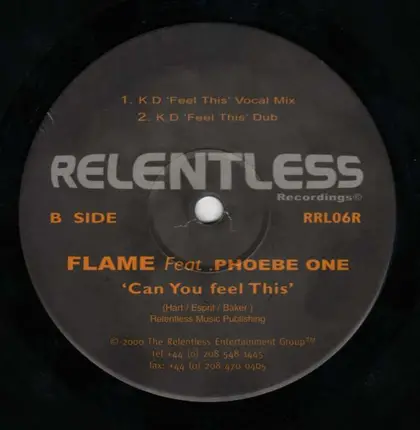 Flame Feat. Phoebe One - Can You Feel This