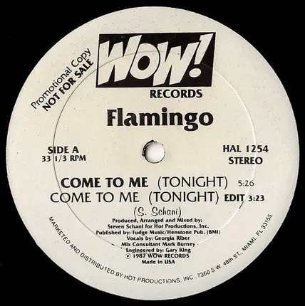 Flamingo - Come To Me (Tonight)