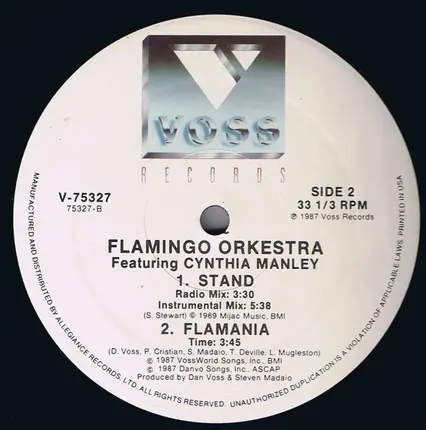 Flamingo Orkestra Featuring Cynthia Manley - Stand